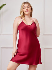 Vue de face rouge vineux grande taille