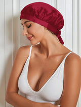[Rouge Vineux] SilkSilky-FR Bonnets de Nuit 005