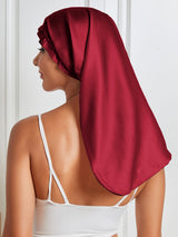 [Rouge Vineux] SilkSilky-FR Pure Soie Sleep Cap 006