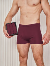 [Rouge Vineux] SilkSilky-FR Homme Sous-vêtements 001