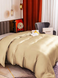 SilkSilky FR 19Momme Pure Soie Duvet Cover Beige 004