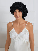 [Noir] SilkSilky-FR Bonnets de Nuit 005