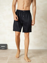 [Noir] SilkSilky-FR Mens Sleep Bottoms 001