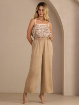 [Curry] SilkSilky-FR Womens Pants 005