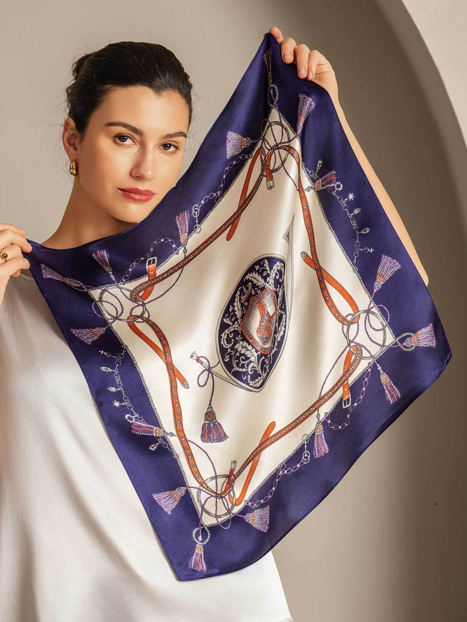 [P097] SilkSilky-FR Soie Scarf 002