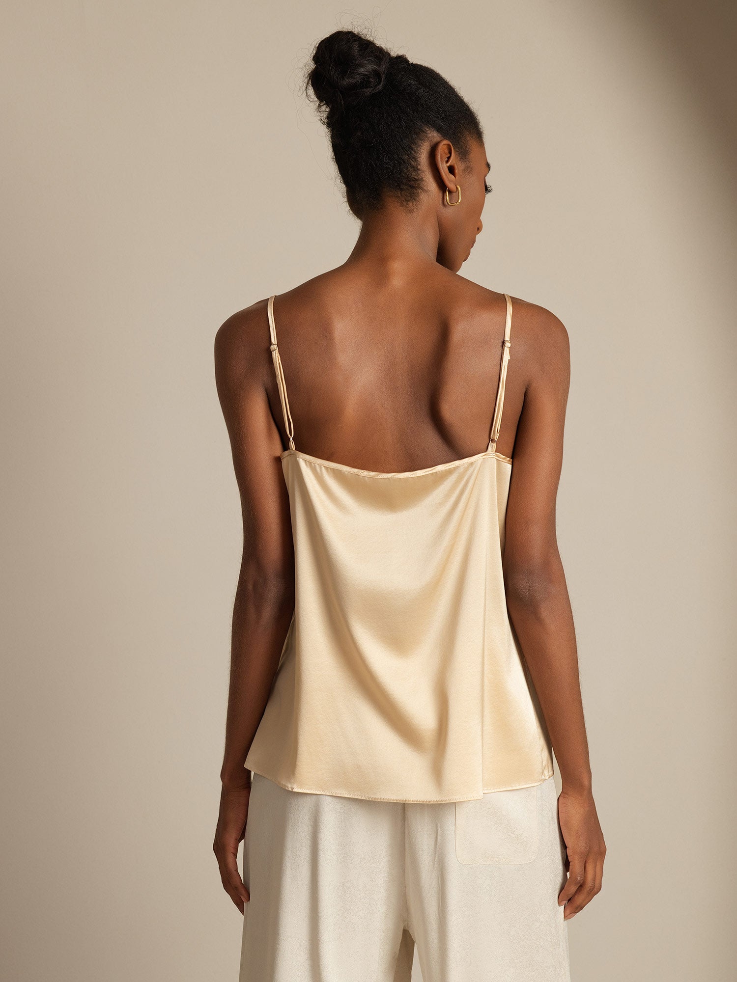 [Champagne] SilkSilky-FR 19Momme Soie Camisoles 002