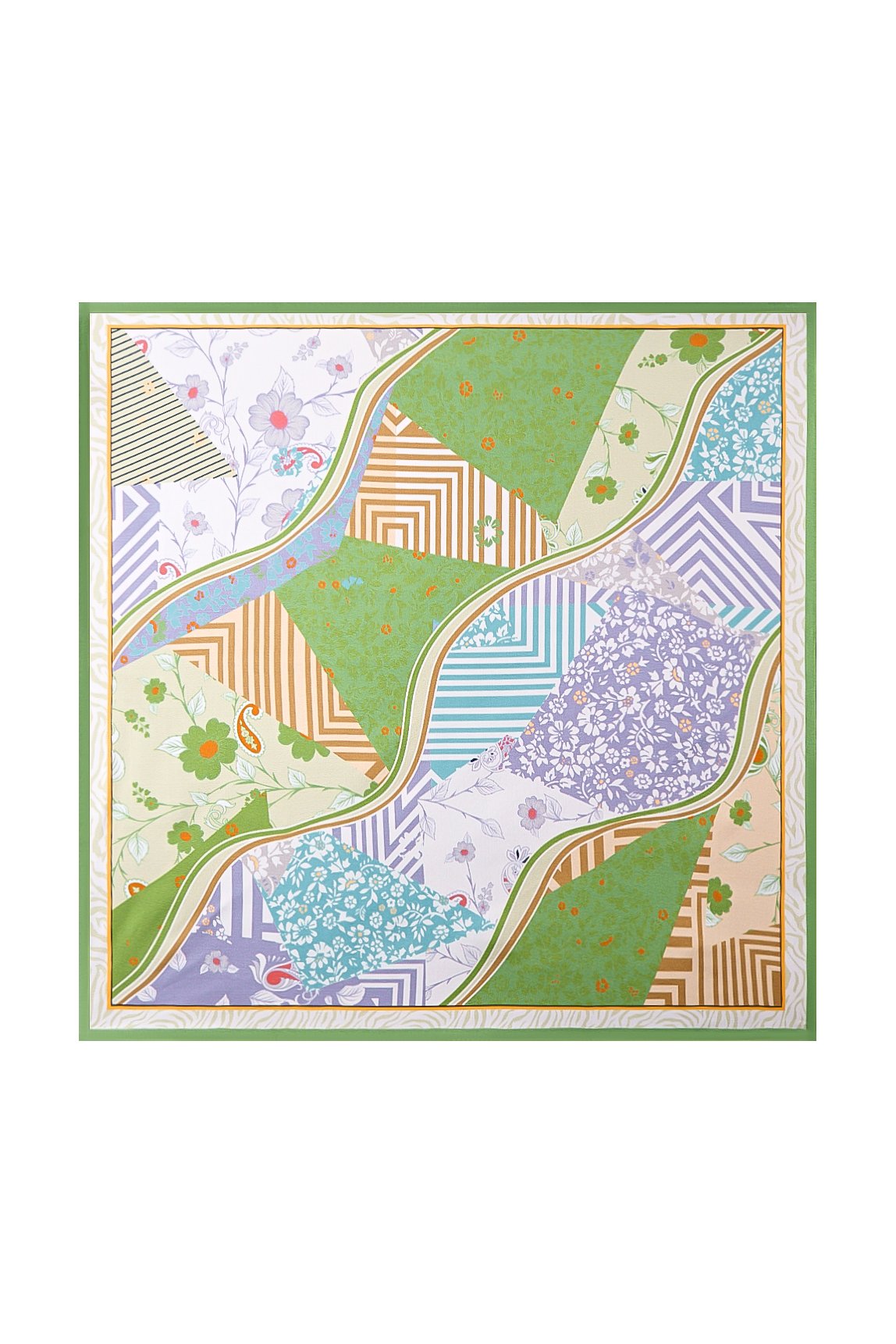[P100] SilkSilky-FR Soie Scarf 001,