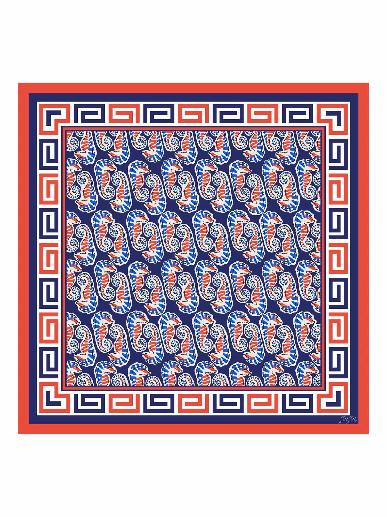 [Hippocampe Marine] SilkSilky-FR Scarf 001