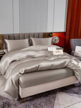 [Gris] SilkSilky-FR 22Momme Pure Soie Bedding Set 003,