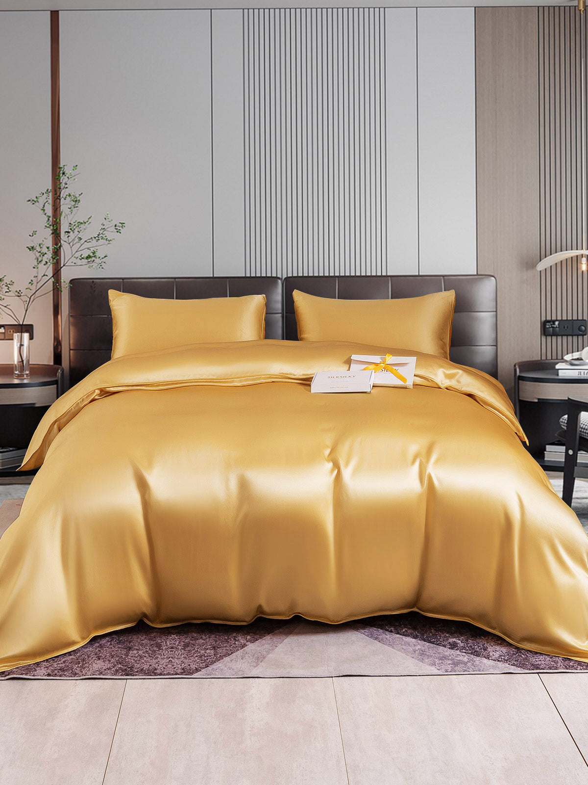 [Champagne] SilkSilky-FR 22Momme Pure Soie Bedding Set 001