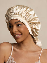 [Beige] SilkSilky-FR Bonnets de Nuit 002