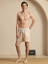 [Champagne] SilkSilky-FR Mens Sleep Bottoms 006