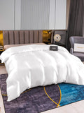 SilkSilky FR 22Momme Pure Soie Duvet Cover Blanc 003