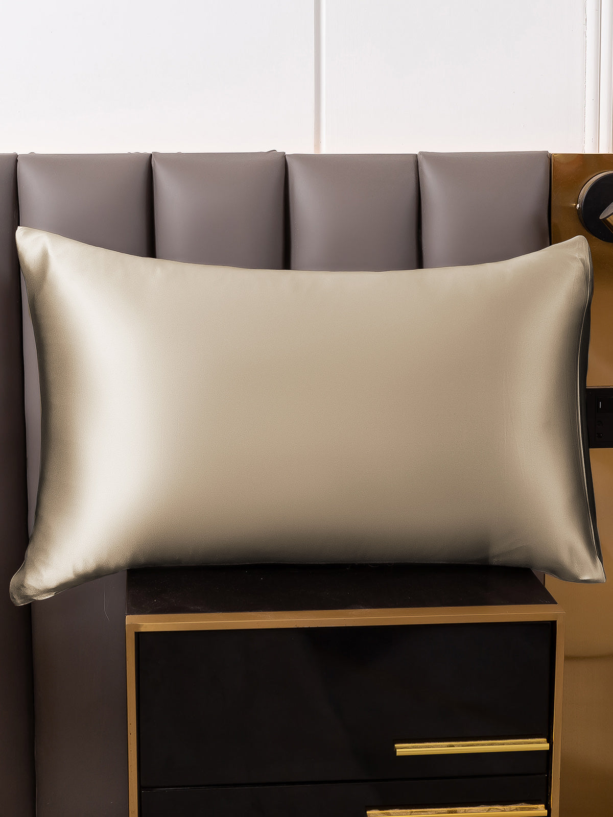 [Kaki] SilkSilky-FR 22Momme Pure Soie Pillowcase 001