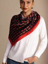 [Cerise Noire] SilkSilky-FR Scarf 006