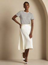 [Ivory] SilkSilky-FR 19Momme Jupes 005