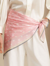 [Rose] SilkSilky-FR Scarf 003