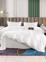 [Blanc] SilkSilky-FR 25Momme Pure Soie Bedding Set 001