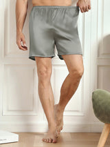[Vert Grisâtre] SilkSilky-FR Mens Sleep Bottoms 001