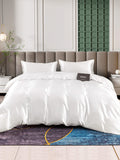 SilkSilky FR 25Momme Pure Soie Bedding Set Blanc 002