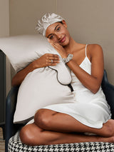 [Gris] SilkSilky-FR 19Momme Pure Soie Pillowcase Set 001