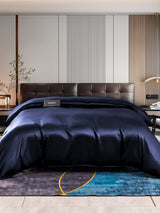 [Bleu Foncé] SilkSilky-FR 22Momme Duvet Covers 001
