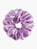 SilkSilky-FR 19Momme Pure Soie Scrunchie Lavande 003