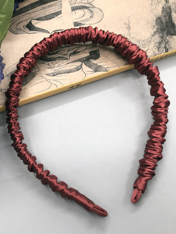 [Rouge] SilkSilky-FR 19Momme Pure Soie Scrunchie 005