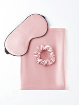 [Mauve Pâle] SilkSilky-FR 19Momme Pure Soie Pillowcase Set 001