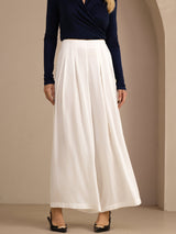 [Blanc] SilkSilky-FR Womens Pants 003