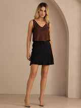 [Noir] SilkSilky-FR Skirt 006