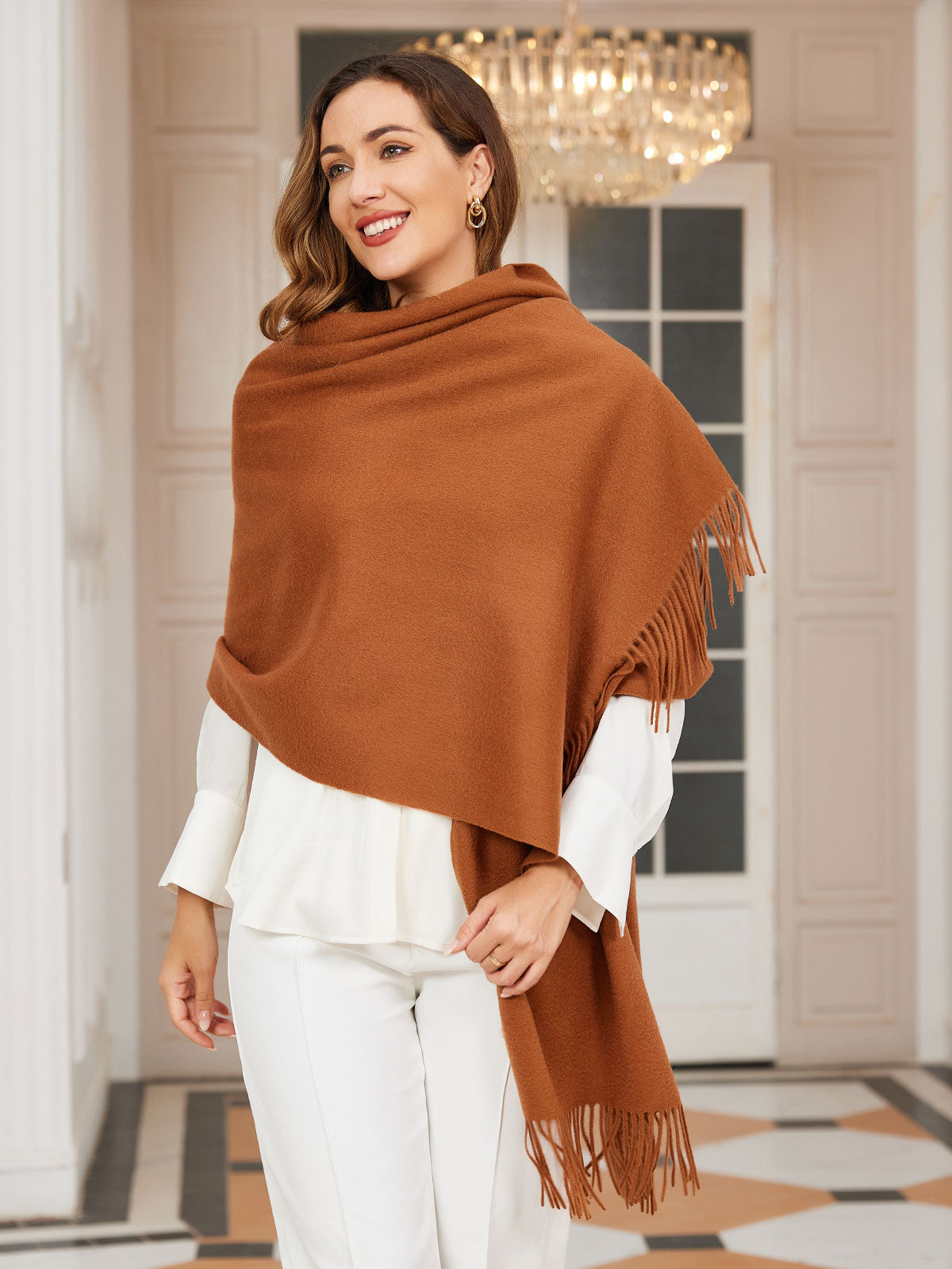 [Brun] SilkSilky-FR Laine Scarf 001