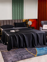 [Noir] SilkSilky-FR 25Momme Pure Soie Bedding Set 003