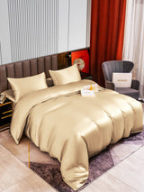 [Beige] SilkSilky-FR 22Momme Pure Soie Bedding Set 002,