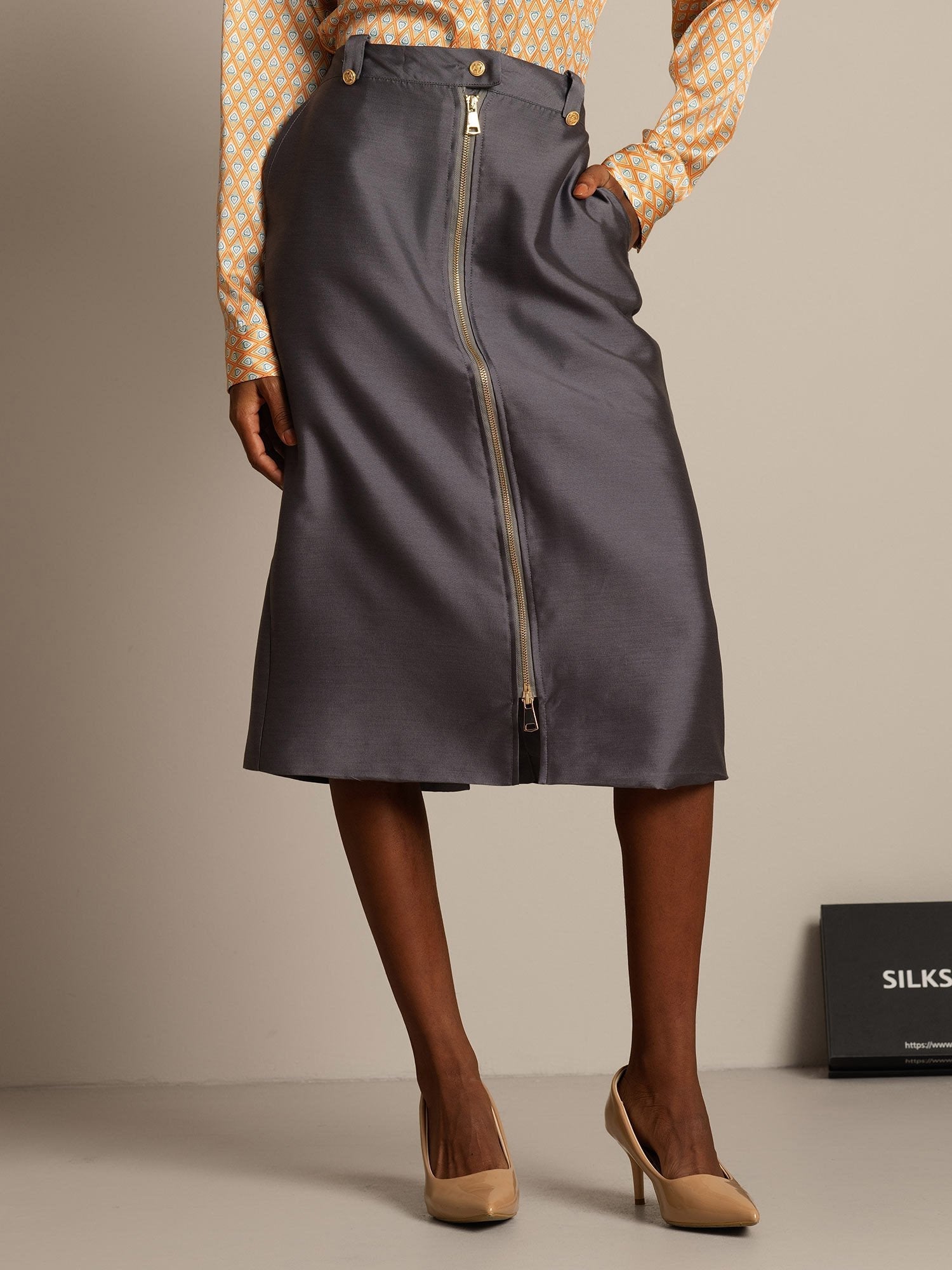 [Gris] SilkSilky-FR 32Momme Soie Skirt 003,