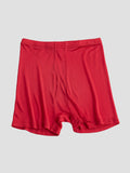 SilkSilky FR Soie Tricotée Mens Underwear Rouge 013