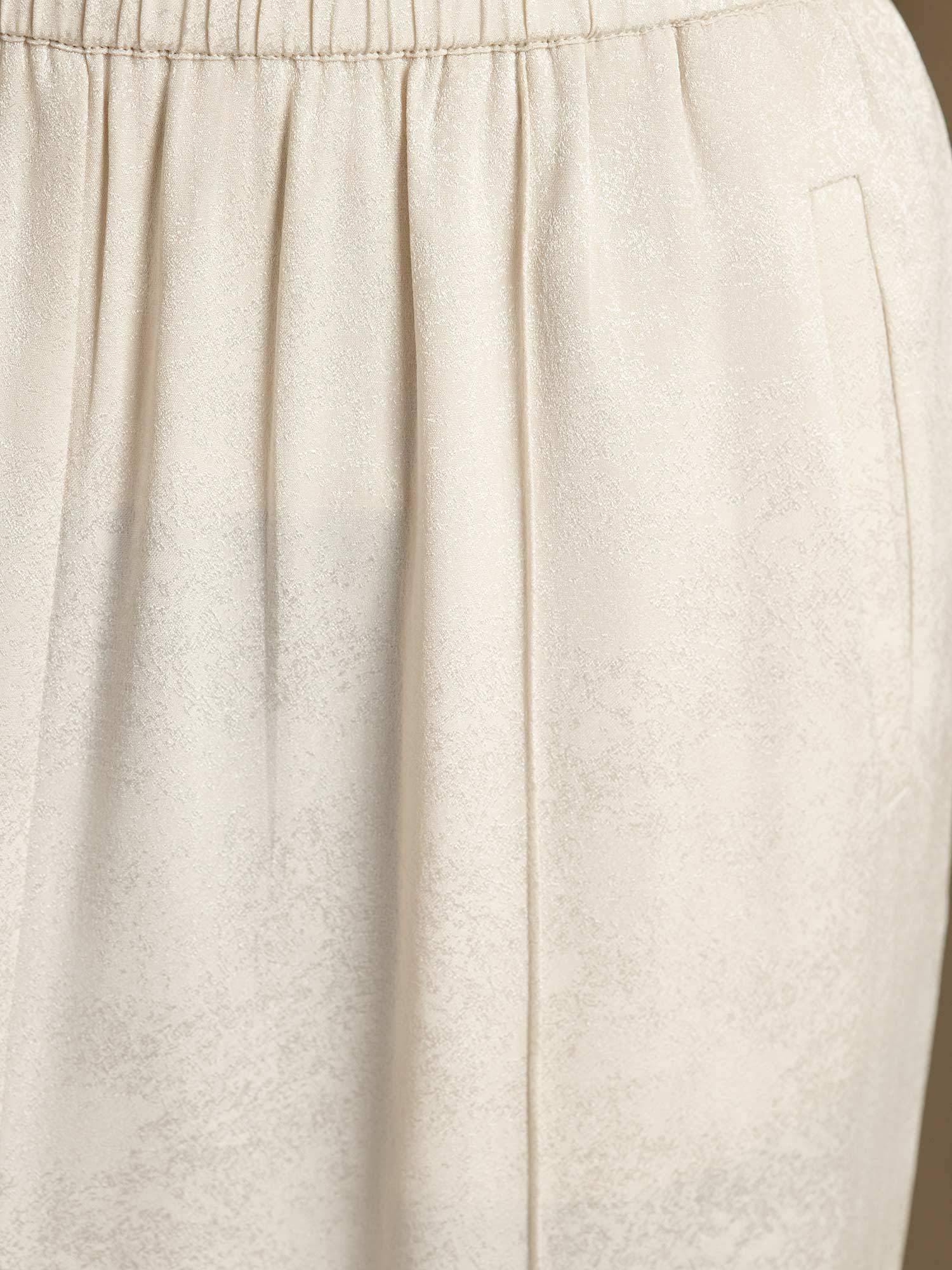 [Beige] SilkSilky-FR 22Momme Soie Womens Pants 006