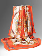 [P081] SilkSilky-FR Pure Soie Scarf 001
