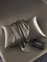 [Gris Foncé] SilkSilky-FR 30Momme Pure Soie Pillowcase 004