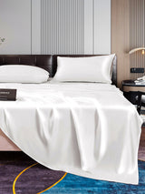 [Blanc] SilkSilky-FR 22Momme Pure Soie Bedding Set 006,