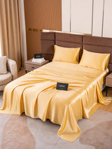 [Champagne] SilkSilky-FR 19Momme Parure de Lit Soie 001