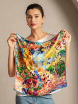 [P096] SilkSilky-FR Soie Scarf 003