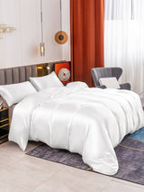 [Blanc] SilkSilky-FR 19Momme Parure de Lit Soie 004