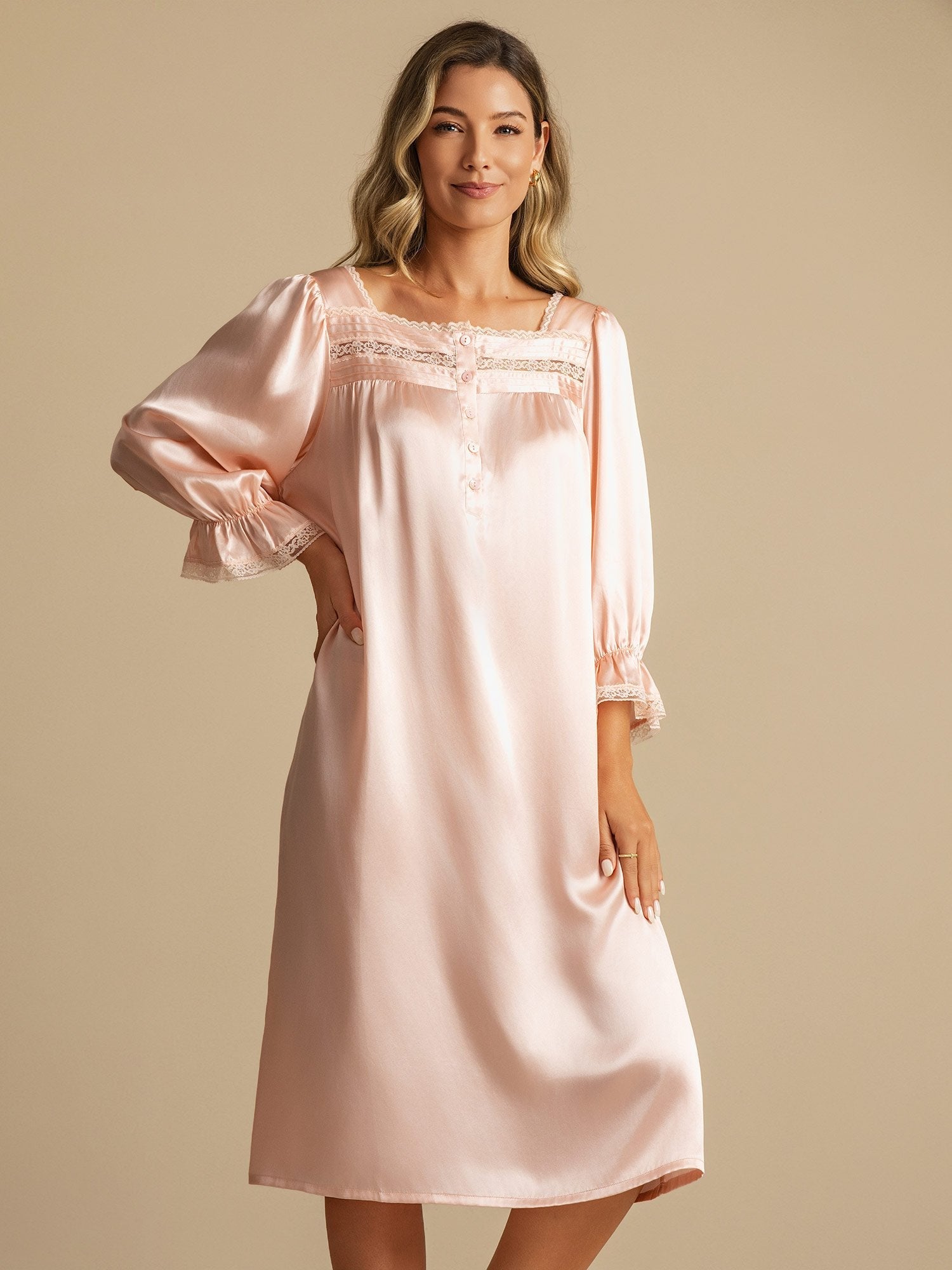 [RoseClair] SilkSilky-FR Soie Nightgown 003