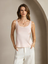 [Rose] SilkSilky-FR Sleeveless Top À Fines Brides 001
