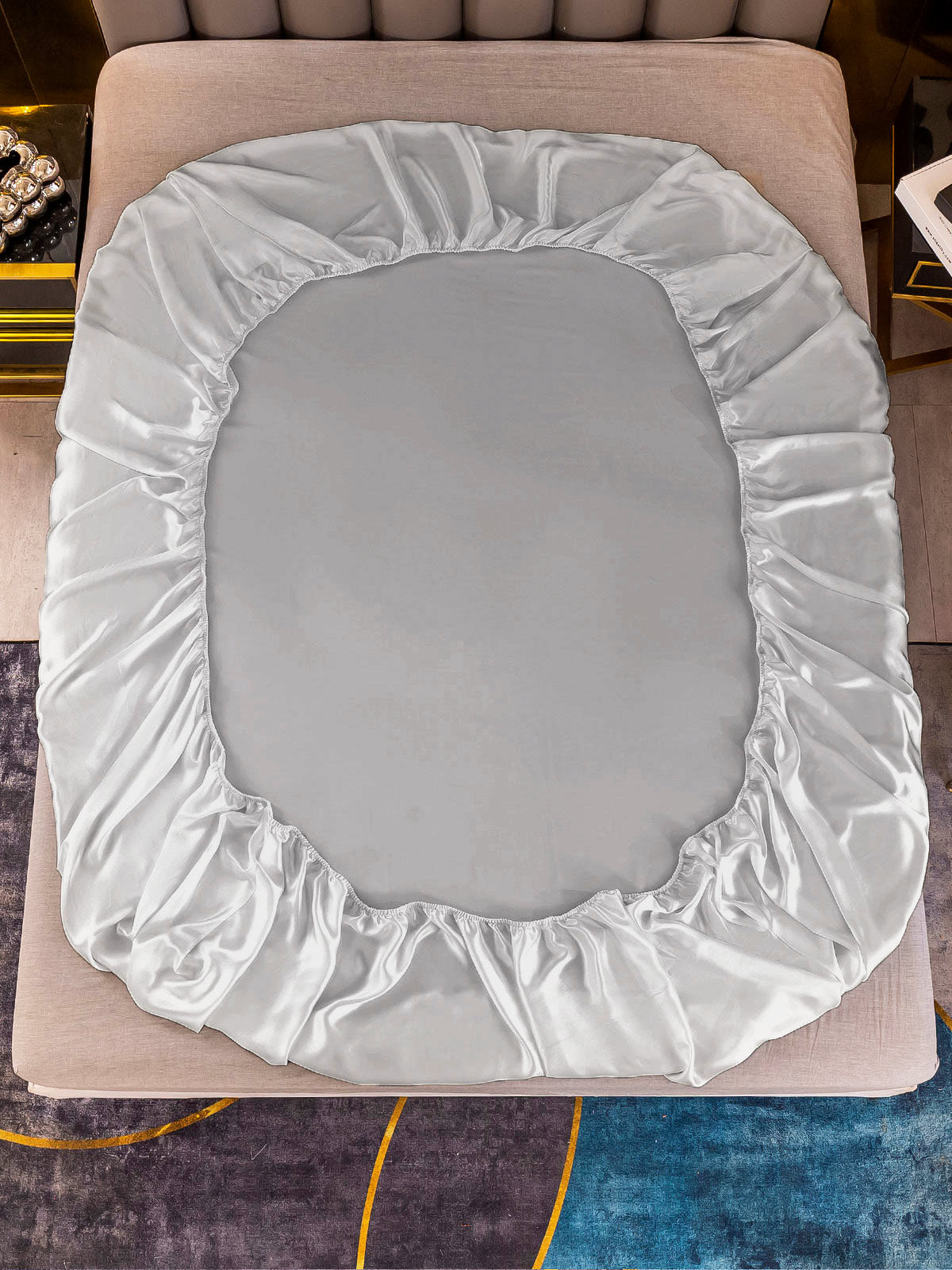 [Argent] SilkSilky-FR 25Momme Pure Soie Bedding Set 003