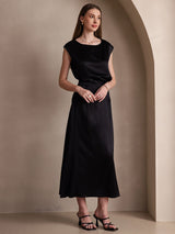 [Noir] SilkSilky-FR 19Momme Jupes 004