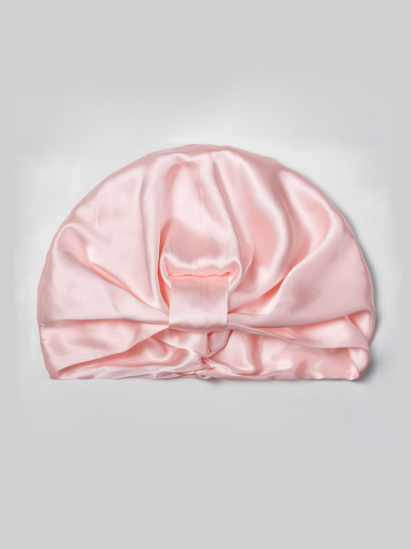 SilkSilky-FR-Pure-Soie-Sleep-Cap-Rose-Clair-005