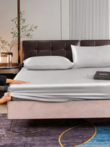 [Argent] SilkSilky-FR 22Momme Pure Soie Bedding Set 006,
