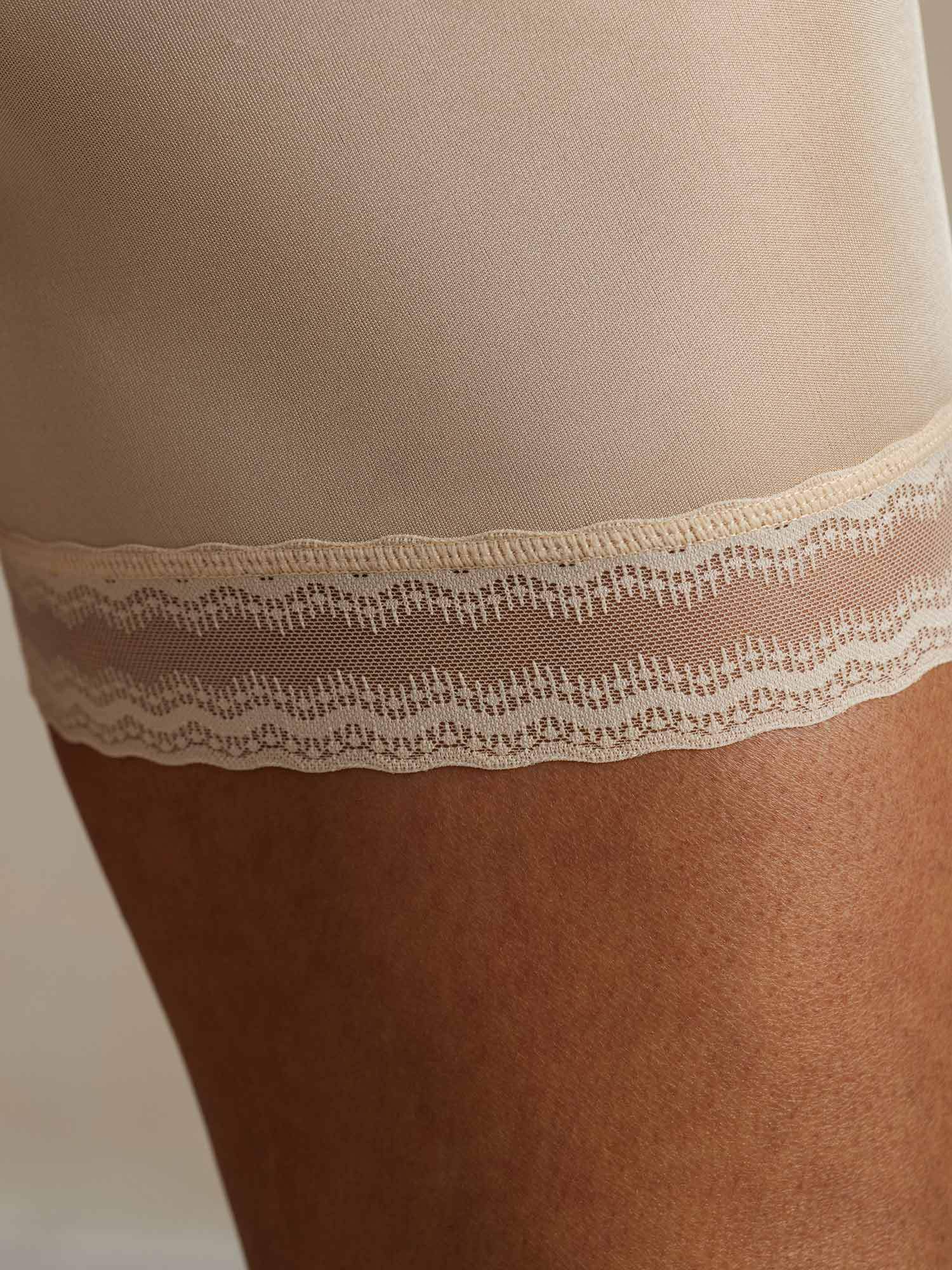 [Beige] SilkSilky-FR Soie Panty 004,